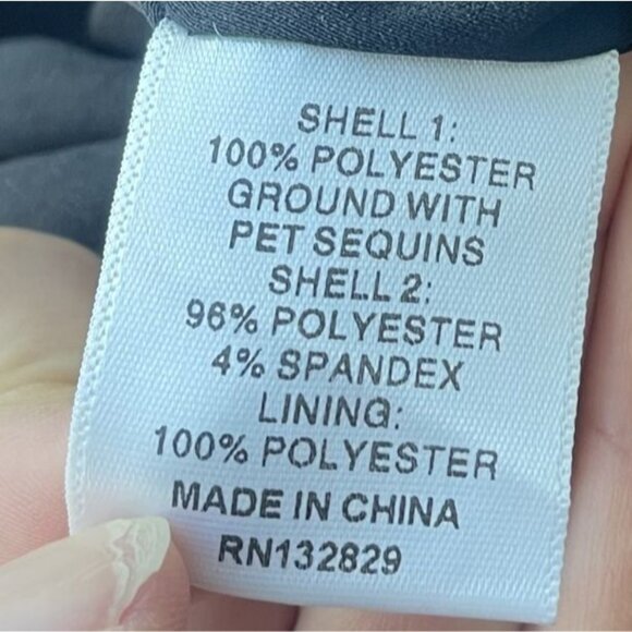 Camila Coelho Sequin Wrap Mini Dress Size S Glam Designer Cocktail Party NYE - Picture 13 of 13